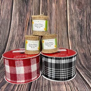 Christmas decor ribbon